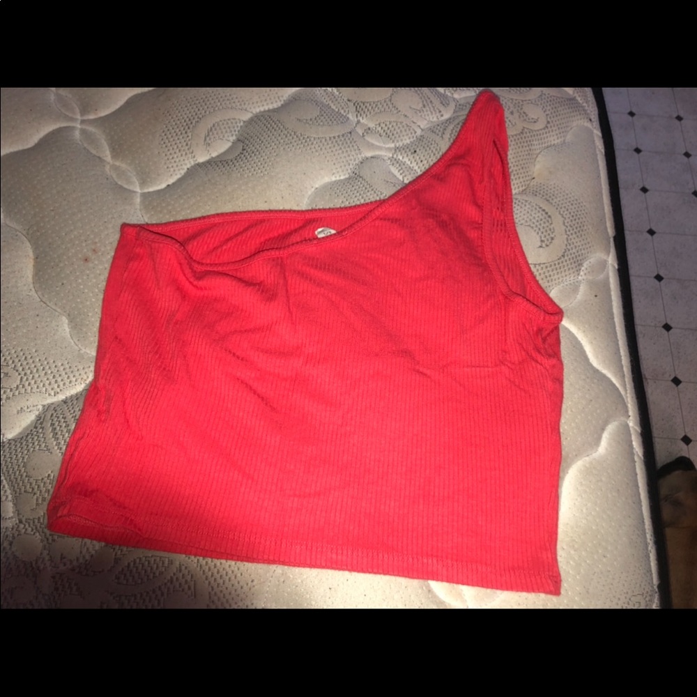 Pink crop top